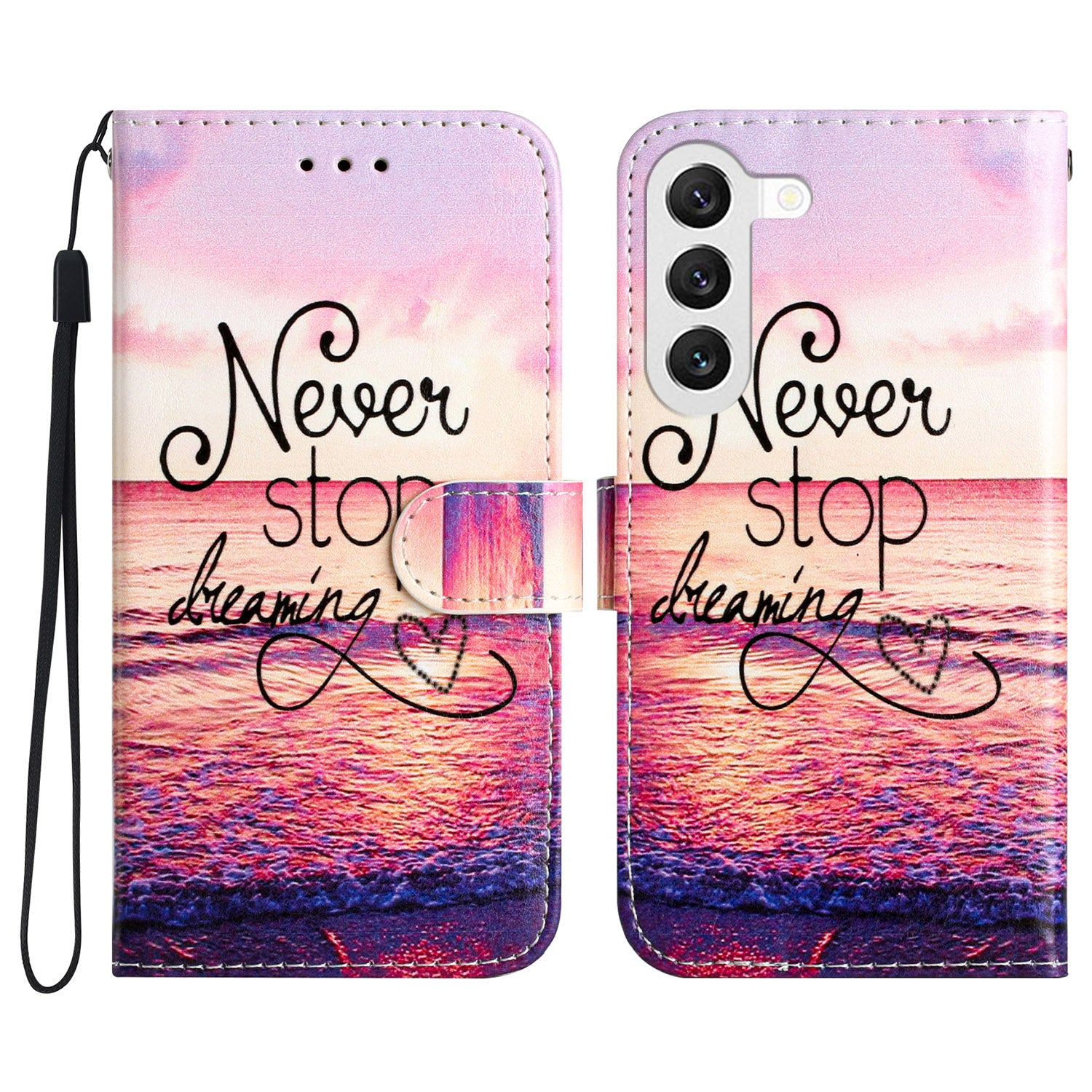 For Samsung Galaxy S23 Pattern Printing Anti-drop Phone Wallet Case Flip Stand Leather Shell For Samsung Galaxy S23 Pattern Printing Anti-drop Phone Wallet Case Flip Stand Leather Shell